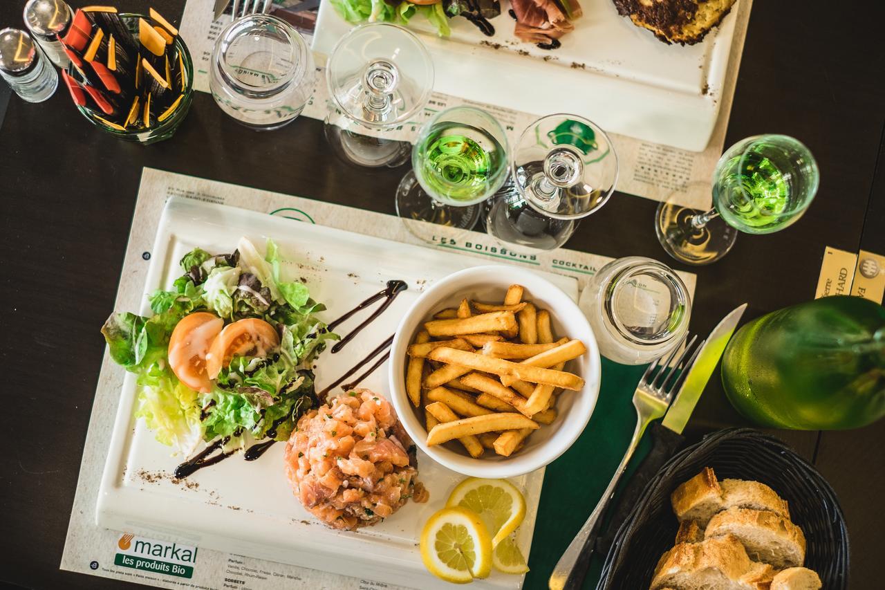 Hotel Bar Restaurant Le Chaudron Vert 圣艾蒂安 外观 照片