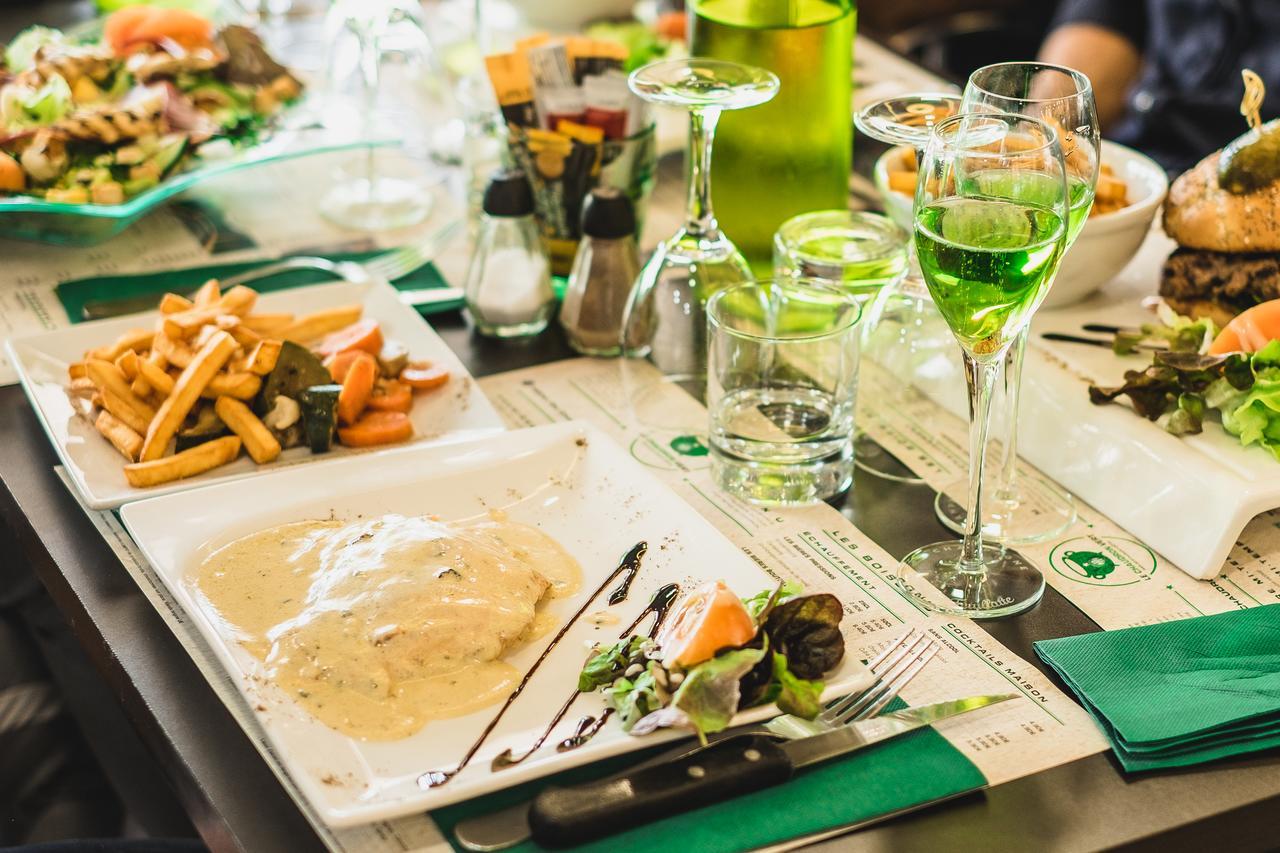 Hotel Bar Restaurant Le Chaudron Vert 圣艾蒂安 外观 照片